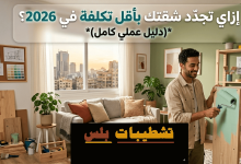 تجديد شقة قديمة 2026 بتصميم مودرن وتشطيبات عصرية
